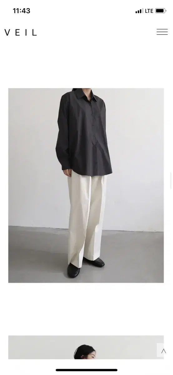 베일 코튼팬츠 dry cotton pants